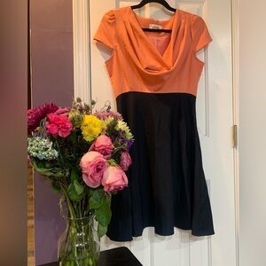 𝅺louche Modcloth Paloma Contrast Dress